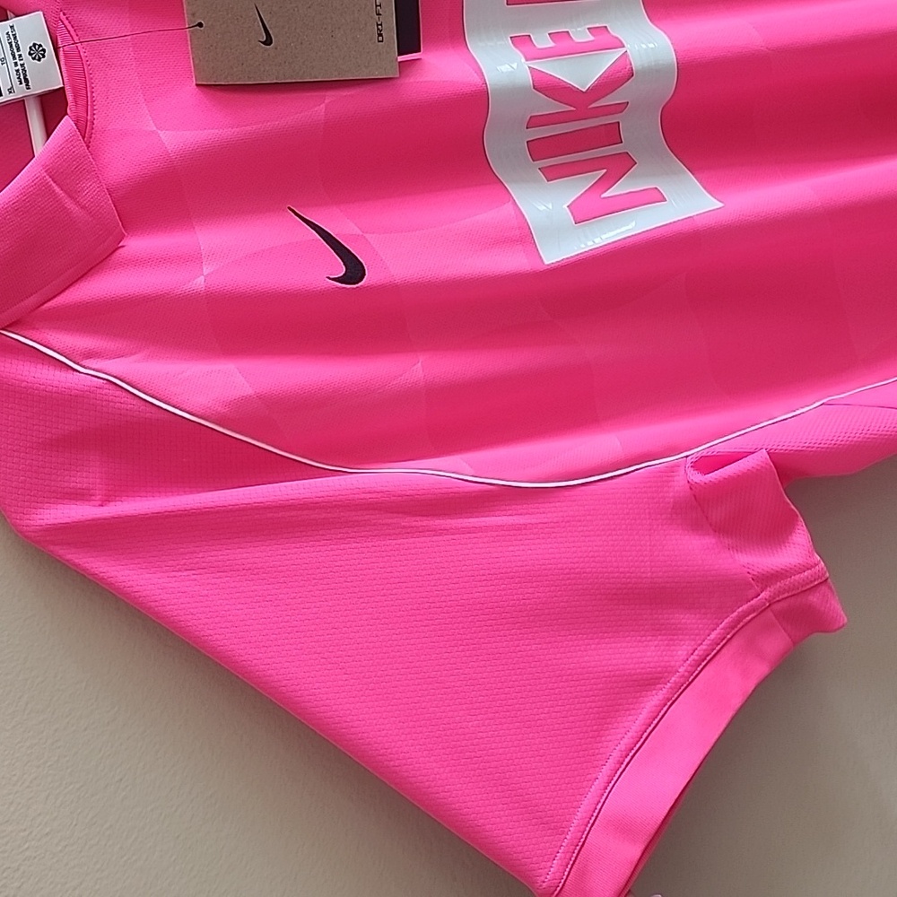 Nike FC Polo Shirt Men XL Hyper Pink Loose Dri-Fit Soccer Jersey Performance $68 - Picture 10 of 17